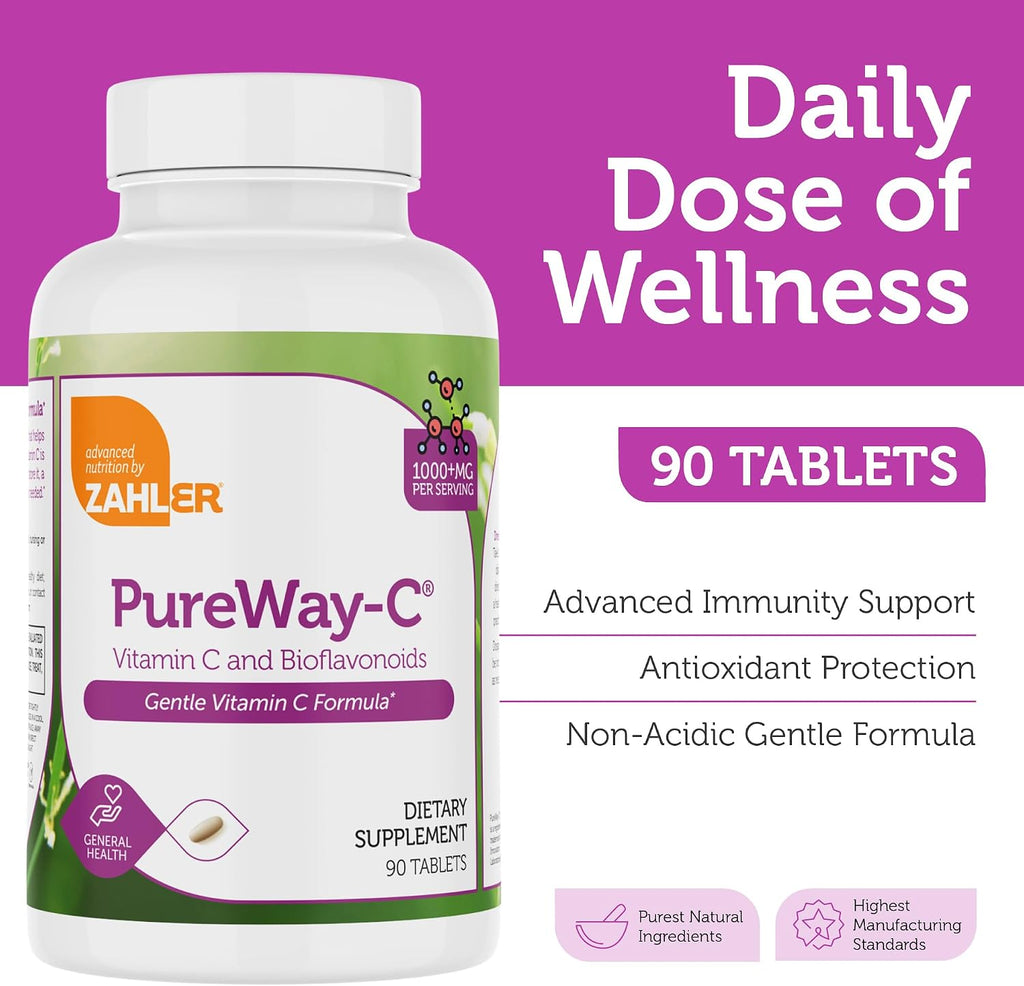 Zahler Vitamina C 1000mg con Bioflavonoides – 90 Comprimidos
