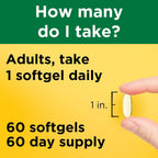 Vitamina E 450 mg (1000 UI) dl-Alfa Softgels, 60 Cápsulas (Pack de 3)