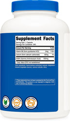 Nutricost GABA + Vitamina B6, 500mg por Cápsula, 240 Cápsulas Vegetales