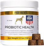 Probióticos en Masticables para Perros - PetScy - 30 Chews