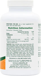 NaturesPlus Orange Juice Chewable Vitamin C 500 mg