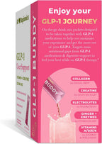 Dr. Stephanie's GLP-1 Buddy: Mezcla de bebida sabor fresa sandía para apoyo digestivo y preservación de masa muscular