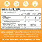 Llama Naturals Probiótico Infantil con Prebiótico - Gomitas Veganas de Fruta Real - Sin Azúcar Añadido - Sabor Melocotón Mango - 60 Gomitas