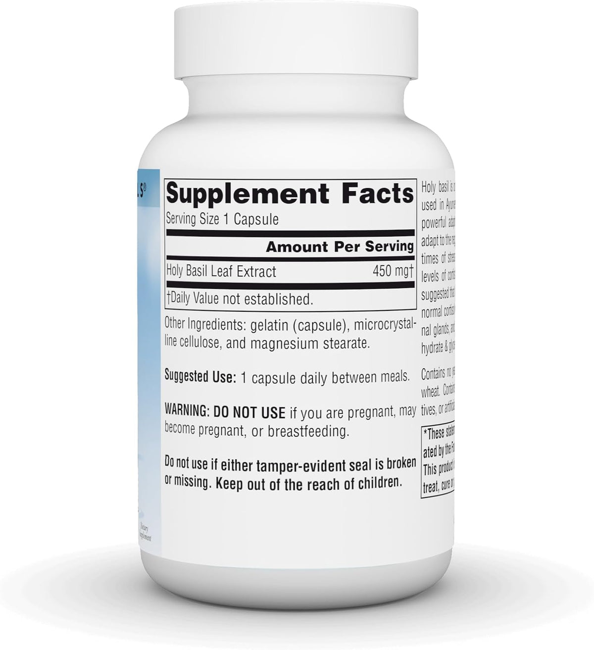 Source Naturals Serene Science Extracto de Albahaca Santa, 450 mg - 60 Cápsulas – Image 3
