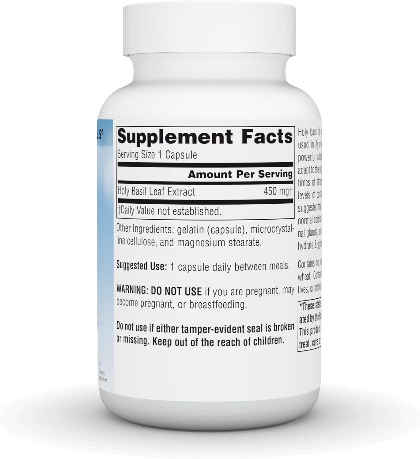 Source Naturals Serene Science Holy Basil Extract, 450 mg - 60 Capsules