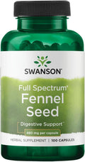 Swanson Fennel 480 mg, 100 Capsules