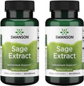 Swanson Extracto de Salvia, 160 mg, 100 Cápsulas (Paquete de 2)