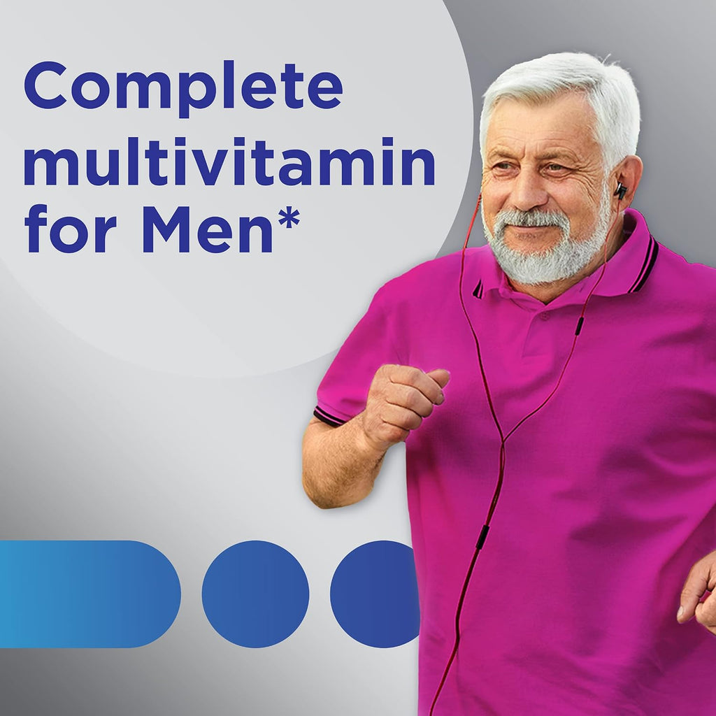 Centrum Silver Multivitamínico para Hombres 50+ con Vitamina D3, Vitaminas B y Zinc - 200 Comprimidos