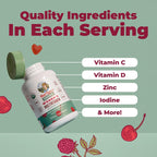 MaryRuth's Multivitamin Gominolas para Mujeres a partir de 14 Años | Apoyo Inmunológico | Salud de Piel y Cabello | Salud Reproductiva | Vitamina A C D E B6 B12 Biotina Zinc Yodo | Orgánico | Vegano | No GMO | 60 Unidades