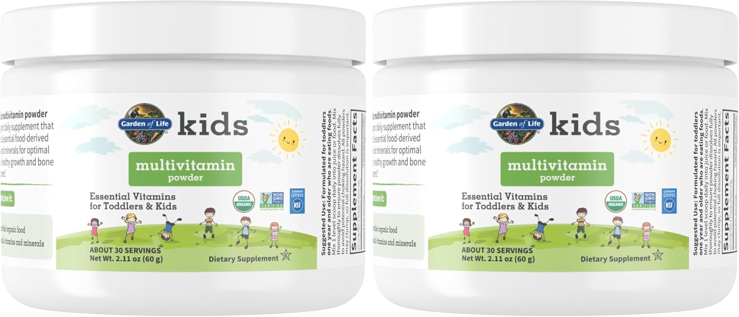 Garden of Life Multivitamínico en Polvo para Niños - Orgánico - 60 g