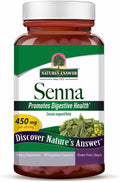 Nature's Answer Senna Leaf - Vegan Digestive Supplement 90 Capsules