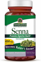 Nature's Answer Senna Leaf - Vegan Digestive Supplement 90 Capsules