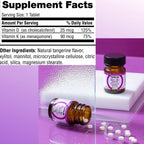 Twinlab D3 + K2 Dots - Vitamin D3 and K2 Supplement, 1000 IU D3 + 90 mcg K2, Tangerine Flavor, 60 Tablets (3 Pack)