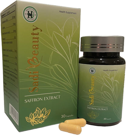 Cápsulas de Extracto de Azafrán con L-Glutationa, Vitamina C, Vitamina E – 30 Cápsulas