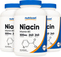 Nutricost Niacin (Vitamin B3) 500mg, 240 Capsules - Niacin Flush