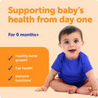 Ddrops® Baby Orgánico Gotas de Vitaminas A y D para Bebés, 60 Gotas