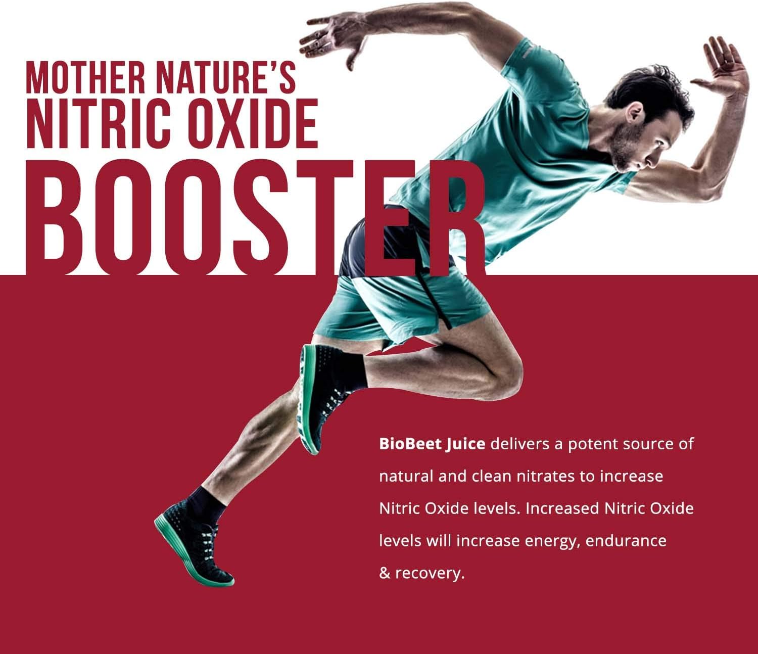 BioBeet Max Strength - Polvo de Jugo de Remolacha Concentrado 20:1 - Orgánico, 50 Raciones