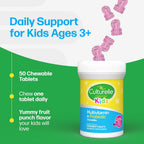 Culturelle Kids Multivitamínico + Probiótico Completo Masticable para Niños de 3+ Años, 50 Comprimidos Sabor Fruta