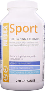 Nutriex Sport Multivitamínico Completo con Glucosamina y Condroitina, 270 Cápsulas