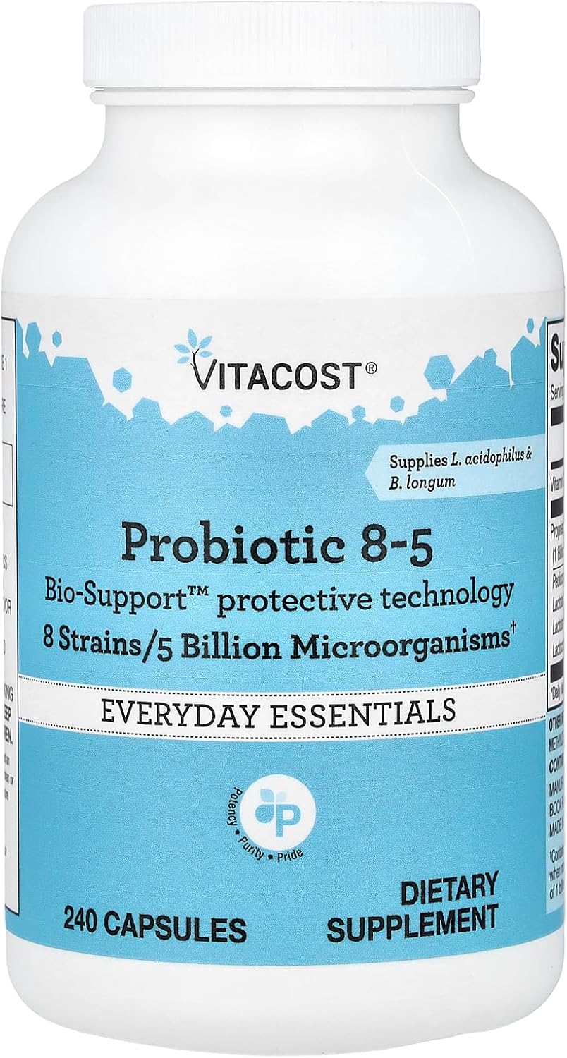Vitacost Probiótico 8-5, 240 Cápsulas