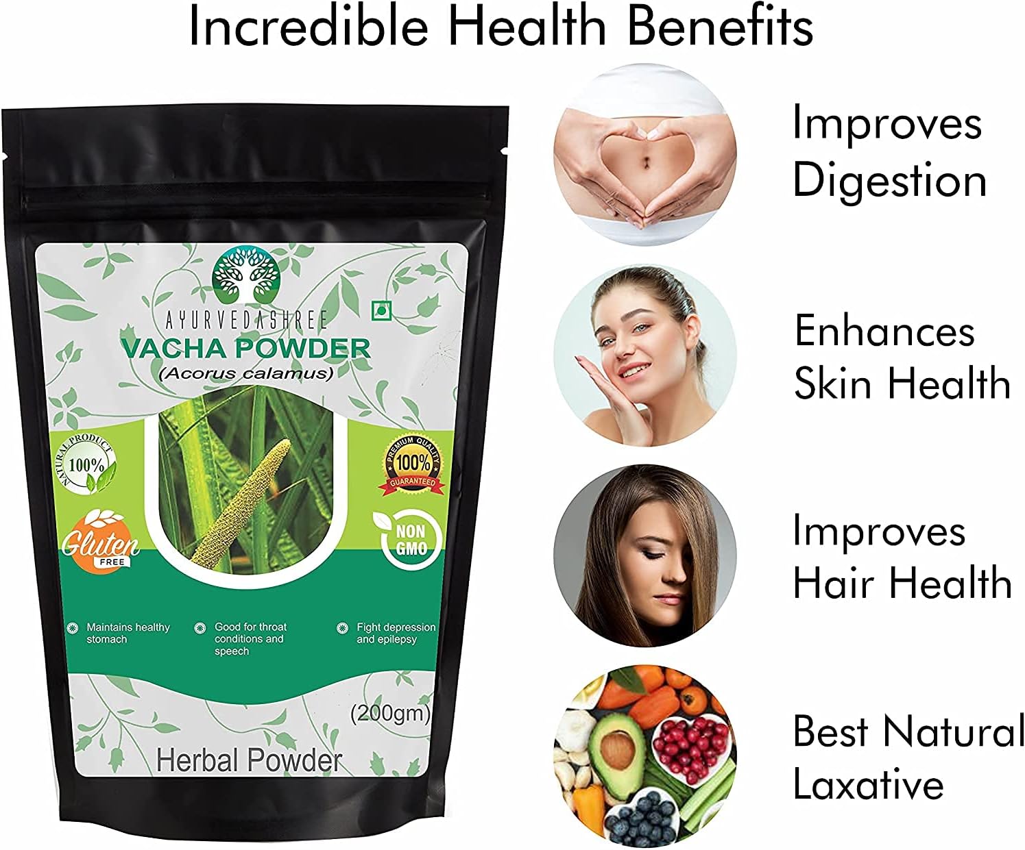 Polvo de Cálamo (Acorus Calamus) 200g - AYURVEDASHREE