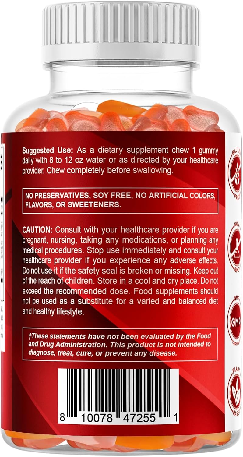 Vitamatic Vitamina A 25.000 UI Gomitas Sin Azúcar - Retinol Palmitato - 120 Unidades