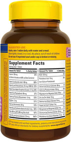 Nature Made Multi for Her 50+ - Multivitamínico para Mujeres Mayores de 50 Años - 360 Comprimidos (4 Botellas de 90)
