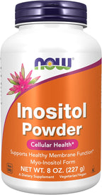 NOW Foods Inositol Powder, 8 oz (227 g) - Pure Myo-Inositol