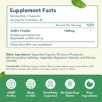 HealthyWayRx SAM-e 1500mg - S-Adenosil-L-Metionina - 90 Cápsulas