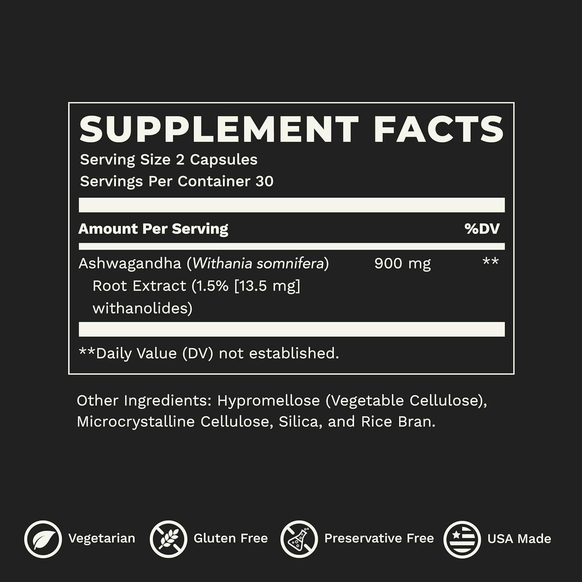 LifeSeasons Essentials Ashwagandha - Apoyo para el Estrés y el Sueño - Mente Calma y Enfocada - 900mg por 2 Cápsulas - 60 – Image 3
