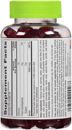 Vitafusion Biotina 5000 mcg Gominolas, Extra Strength, Sabor Natural a Arándano, 100 uds (Pack de 3)