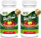 DEVA Tuba Prime Multivitamínico Vegano de Alta Potencia - 90 Comprimidos (2 Unidades)