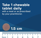 Bariatric Fusion One Per Day Multivitamínico Bariátrico con Hierro Masticable - Sabor Cítricos Bayas - 30 Comprimidos