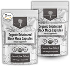 Maca Negra Gelatinizada Ecológica - 200 Cápsulas, 1000mg
