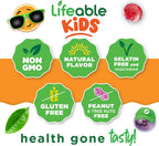 Lifeable Gomitas de Vitamina D3 para Niños | 1000 UI | Sabor Fresa | 90 Gomitas