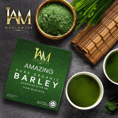 IAM Amazing Pure Barley Mezcla en Polvo para – Sin cafeína: ideal para personas sensibles a los estimulantes o que – Image 3