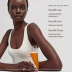 goop Beauty Morning Skin Drink Mix - Mezcla en polvo con vitaminas C y E - 30 sobres