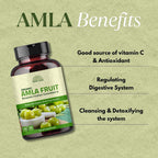 Amla Cápsulas Orgánicas (Phyllanthus Emblica) – 120 Cápsulas | Superalimento Antioxidante Natural