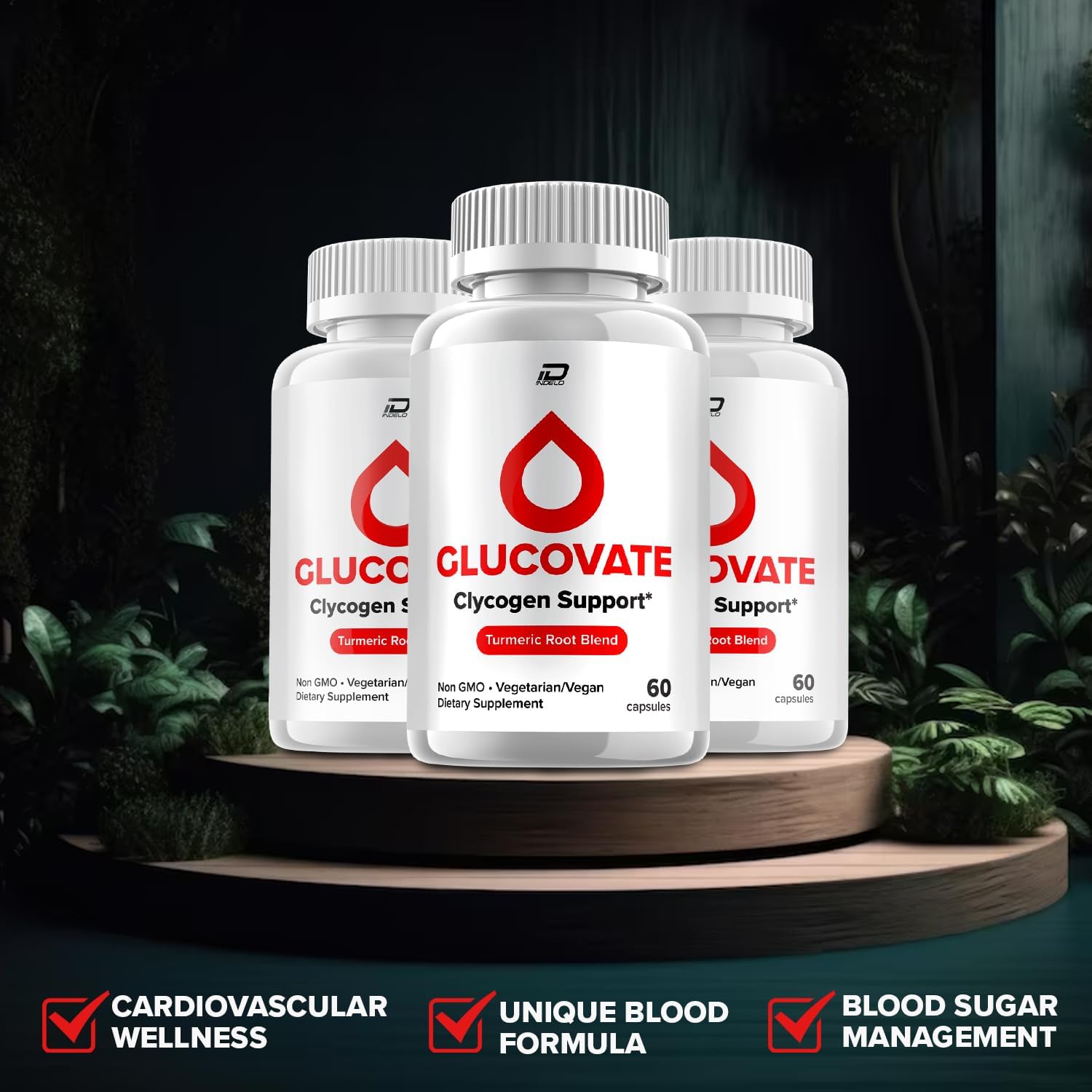 Glucovate Capsules, Suplemento Avanzado, Fórmula Natural para Mantener Niveles Saludables, 60 Cápsulas