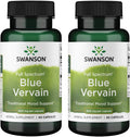 Swanson Full Spectrum Blue Vervain 400 mg - 60 Cápsulas (Pack de 2)