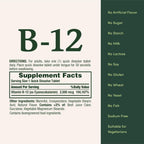 Nature's Bounty Vitamina B12 2500 mcg - 75 Comprimidos de Disolución Rápida