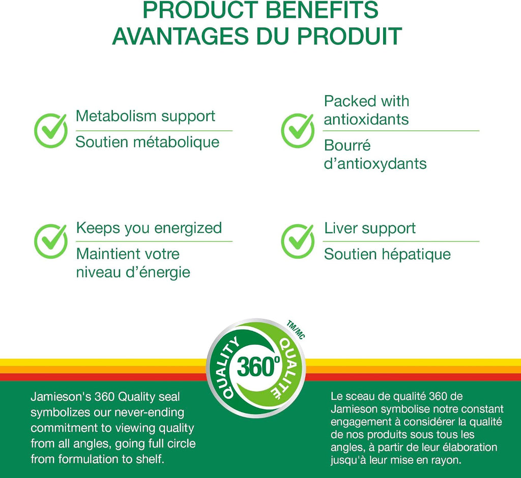 Jamieson 100% Complete Multivitamin for Adults - Multivitamínico Completo para Adultos
