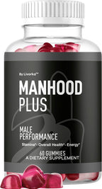 Manhood Plus Gummies for Men, 1050mg, 60 Gomitas