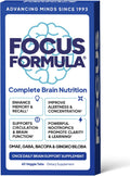 Focus Formula Nootrópico – 60 Comprimidos Veganos para Concentración y Memoria