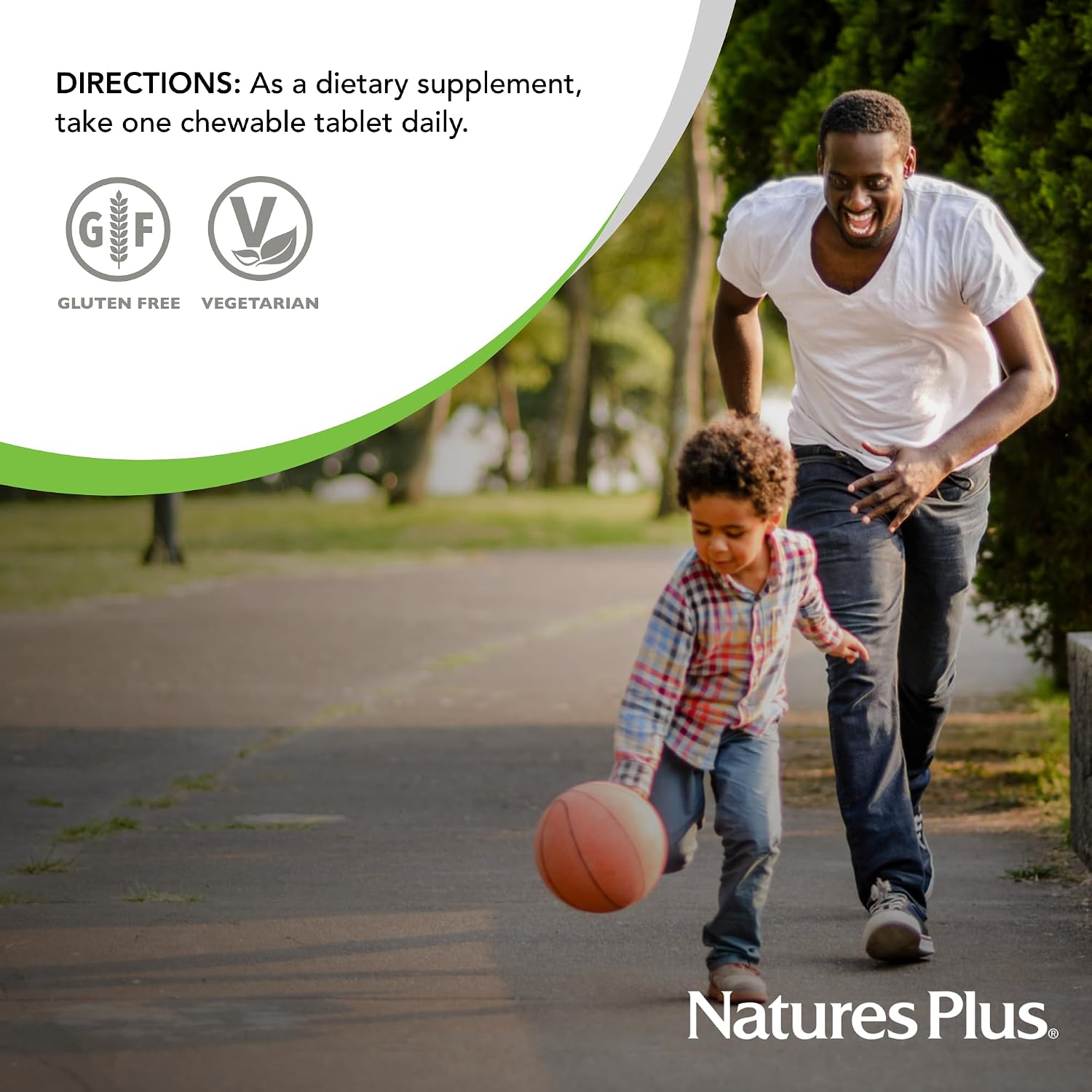 NaturesPlus Vitamina D3 (1000 UI) - 90 comprimidos masticables, sabor Maui Berry Burst - Vegetariano, sin gluten - 90 dosis