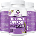Suplemento de Azafrán Liposomal 88,5 mg, Máxima Absorción, Extracto Puro de Azafrán para el Estado de Ánimo, Energía, Visión y Concentración - 60 Cápsulas Veganas