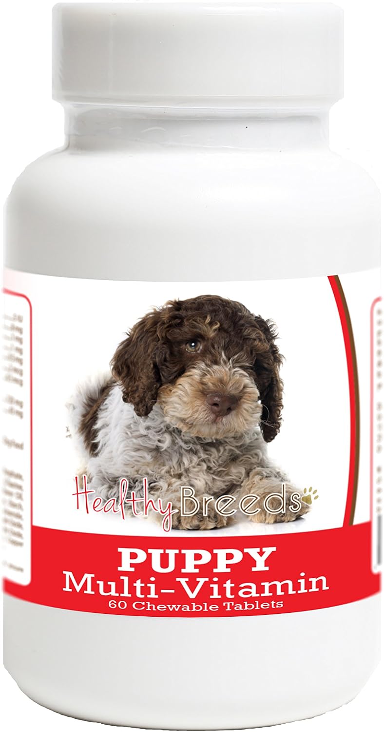 Healthy Breeds Multivitamínico para Cachorros Lagotti Romagnoli, 60 Comprimidos