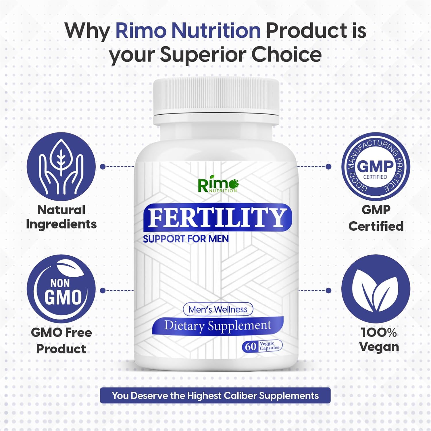 Men's Fertility Support, 60 Capsules