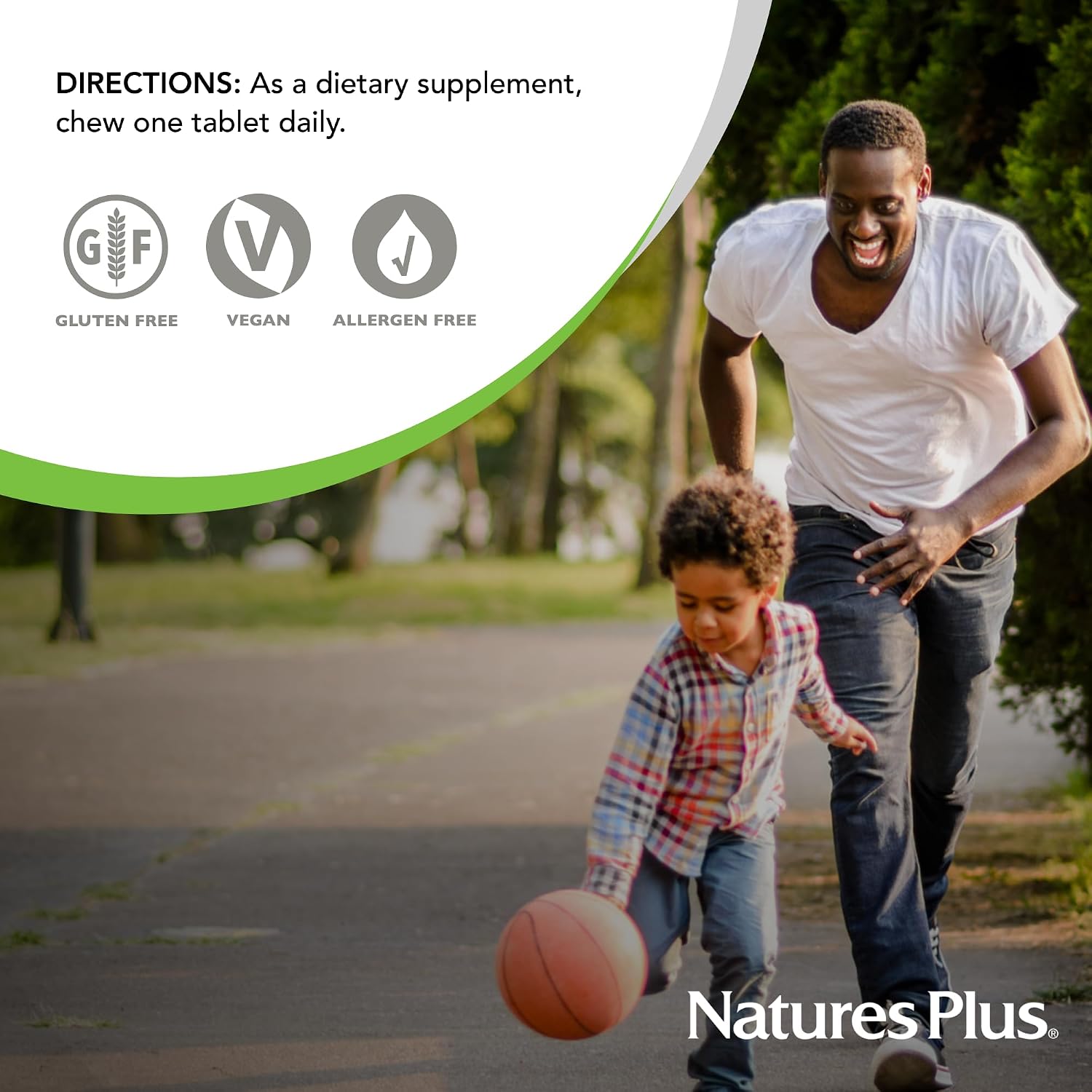NaturesPlus Zumo de Naranja - 60 Comprimidos Masticables - Vitamina C 1000 mg