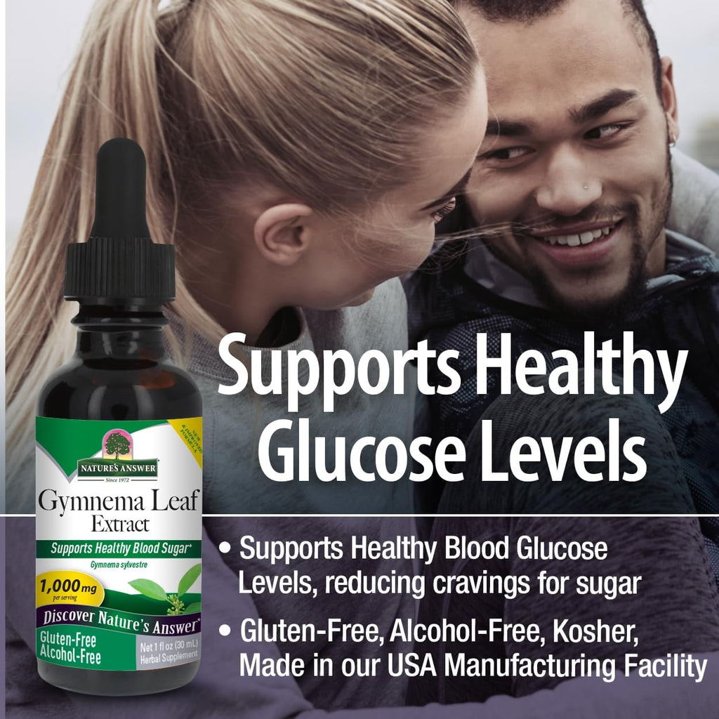 Nature's Answer Extracto de Hoja de Gymnema sin Alcohol, 1 oz